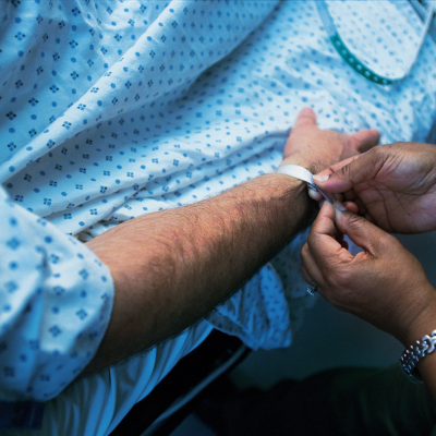 hospital bracelet